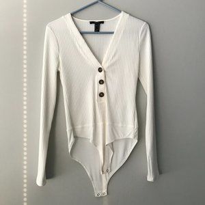 Forever 21 White Bodysuit